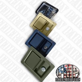 AM General Single Locking Door Handle, 1pc, Tan, fits Military Humvee M998