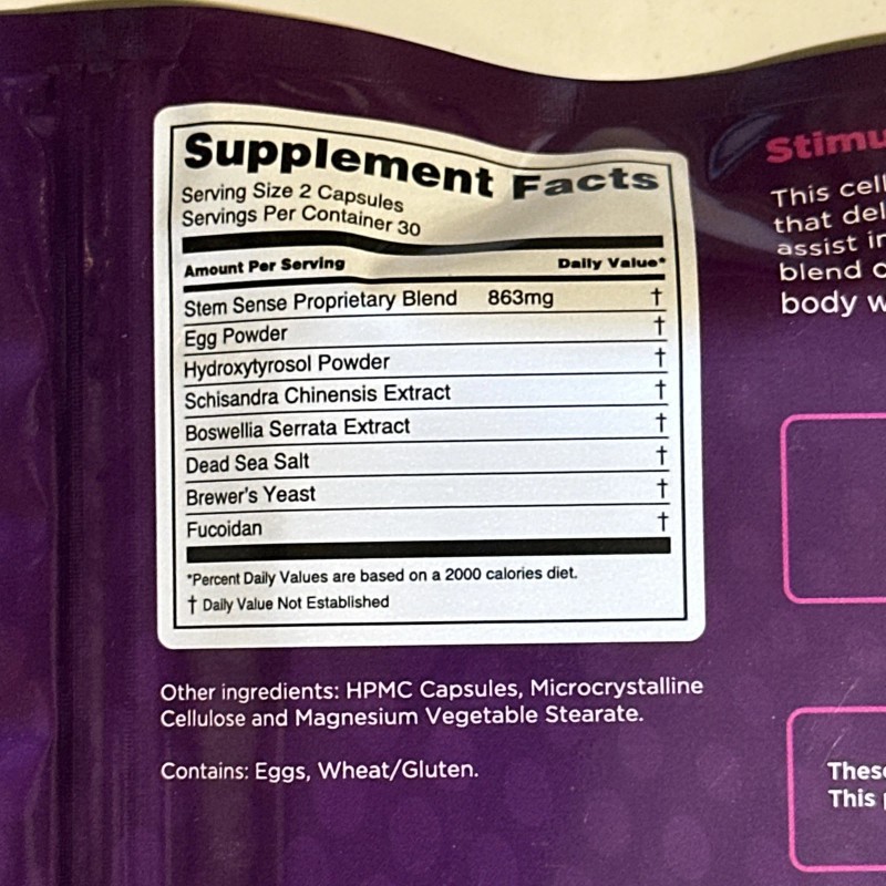 Total Life Changes TLC Stem Sense Total Life Changes 60