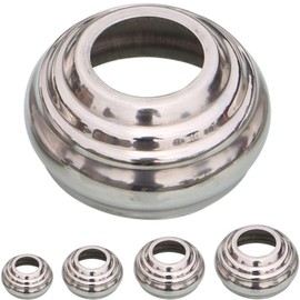 HomDSim Gazing Ball Globe Stand for Outdoor Garden Gazing Globes,Metal Garden Sphere Stand,Silver Stainless Steel