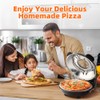 YIBAKE Electric-Pizza-Oven-Indoor, 12 Inches Countertop Cooker,800℉ Electric Pizza Maker, Ceramic