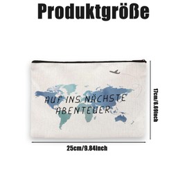 Best Friend Gifts - Cosmetic Bag, Cosmetic Multi-Purpose Makeup Bag, Makeup Bag for Girlfriend, Cosmetic Bag, Small, Toiletries, Funny Travel Bag for Girls, Colleague