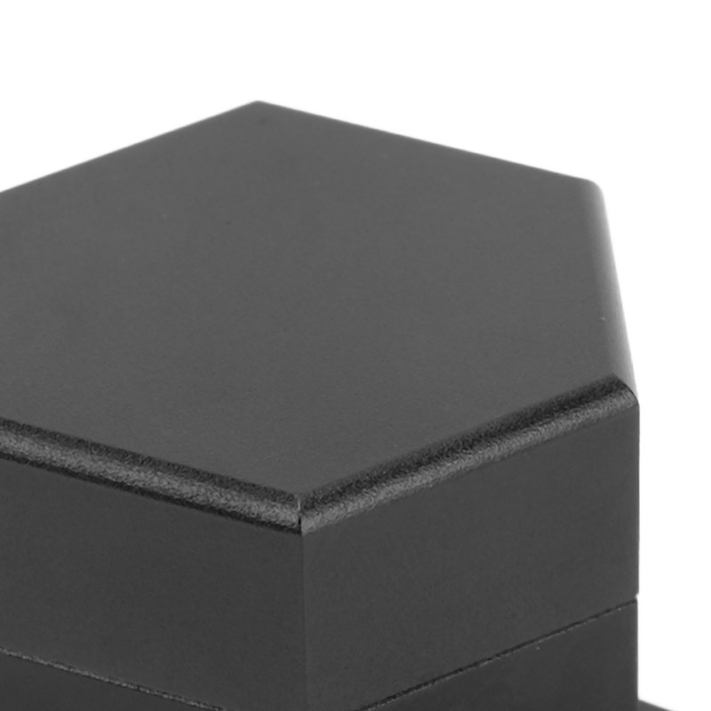 Hexagonal Pool Cue Chalk Box with Magnetic Clip 6063 Aluminum
