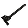 Ticfox Multi Sliding Depth Gauge Aluminum Alloy T Square Ruler