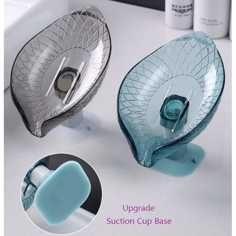 VDKIDKT 2 Pack Bar Soap Dish Self Draining Soap Holder