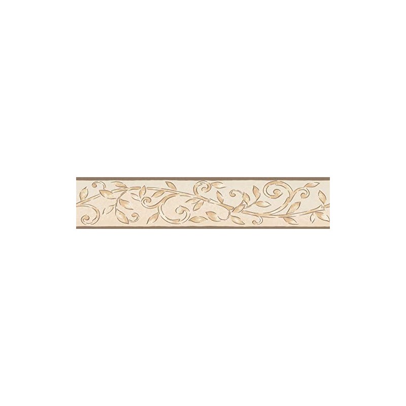 A.S. Création 203045 2030-45 Cappuccino Border Floral 5.00 m x