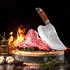 Meat Cleaver Heavy Duty Butcher Knife Hand Forged Bone Chopper
