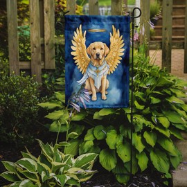 Caroline's Treasures DAC7028GF Yellow Chocolate Labrador Retriever My Angel Garden Flag Mailbox Flag Decorative Yard Flag Banner Outside Patio Artwork Yard Flower Beds, Garden Size, Multicolor