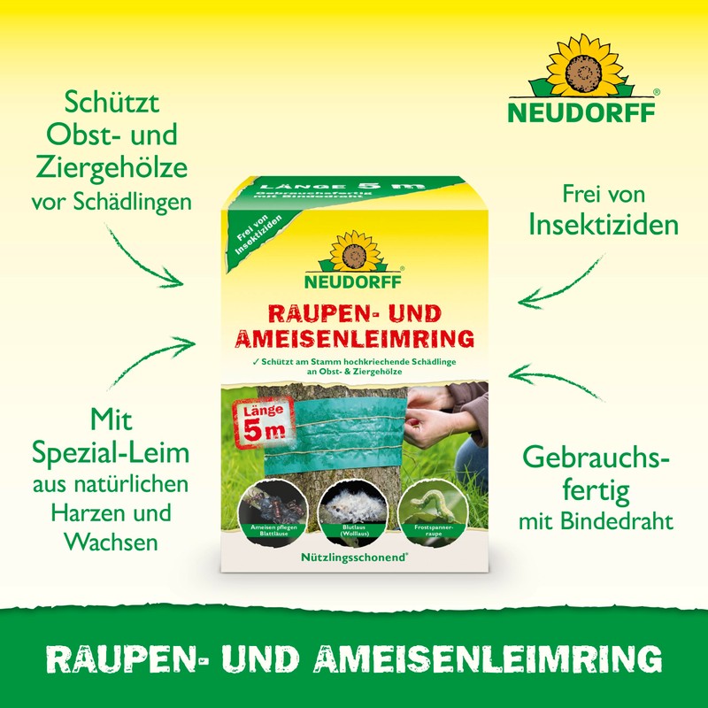 NEUDORFF 33444 Caterpillar and Ant Tree Barrier Tape, 5m