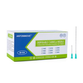 50packs/Box Micro Blunt Ultra-fine Stainless Steel Dispensing Accessories Industrial Pipes Laboratory Supplies (21G 100MM)