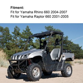 Cylinder Head Stud, Duty Cylinder Head Studs Steel Nuts Kit Replacement for Rhino 660(2004-2007) Raptor 660 (2001-2005)