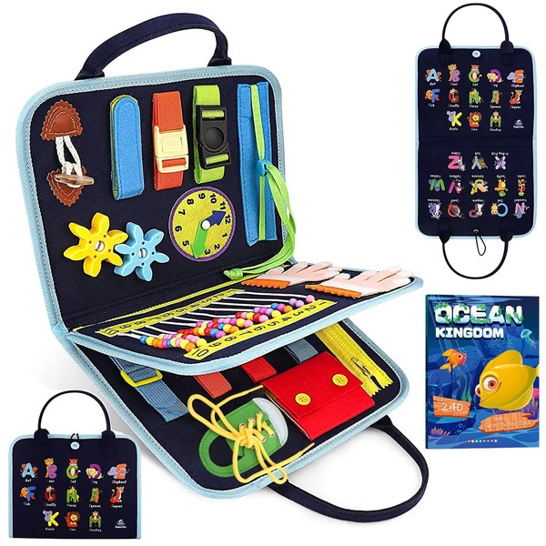 FlyCreat Montessori Toy, Change of Clothes, Educational Toy, Teaching Tools,