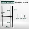Yes4All 30-Inch Metal Table Legs – Industrial Pipe Design, Heavy-Duty
