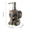Elephant Soap Dispenser with Stainless Steel Rust Proof Pump, Refillable