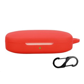 GIOPUEY Hülle Kompatibel mit Honor Earbuds Open, Silikon Stoßfeste Schutzhülle, Ultradünn Case Cover, Kein Geruch, Hülle Silikon - Rot