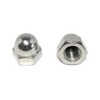 3/8-24 Acorn Cap Nuts 18-8 Stainless Steel - Fine Thread