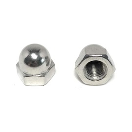 3/8-24 Acorn Cap Nuts 18-8 Stainless Steel - Fine Thread UNF (10 Pieces)