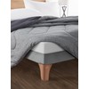 Dahlica Bed Base Cover 140 x 190 cm Beige –
