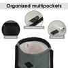 WANDF Drawstring Backpack, Sports Gym Bag with Wet Pocket, Water