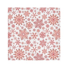 senya Christmas Cloth Napkin Christmas Snowflakes Cloth Napkin Set of 6 Washable Reusable Polyester Table Napkins for Family Dinner, Party, Holiday