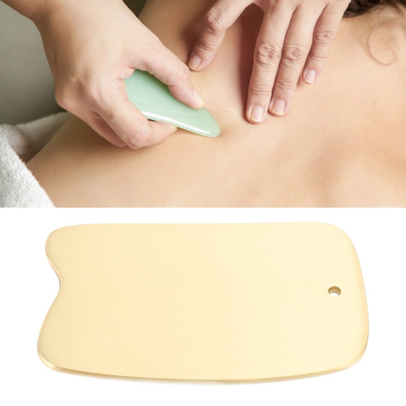 Skin Gua Sha Massage Plate Copper High Conductivity Body Skin