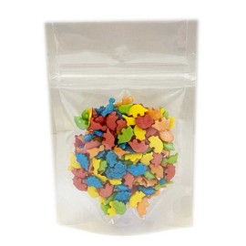 A Pinch Of... - Glimmer Dinosaur Sugar Shapes- 25g. These multicoloured dinosaur shapes are ideal for all your Birthday and kids themed cakes and bakes (Dinosaurs)