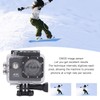 Outdoor Sports Camera 4K Wifi ABS Waterproof High Definition Black