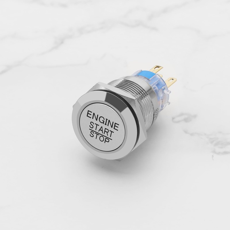 eMagTech Engine Start Switch Replacement Engine Start ON-Off Button Compatible