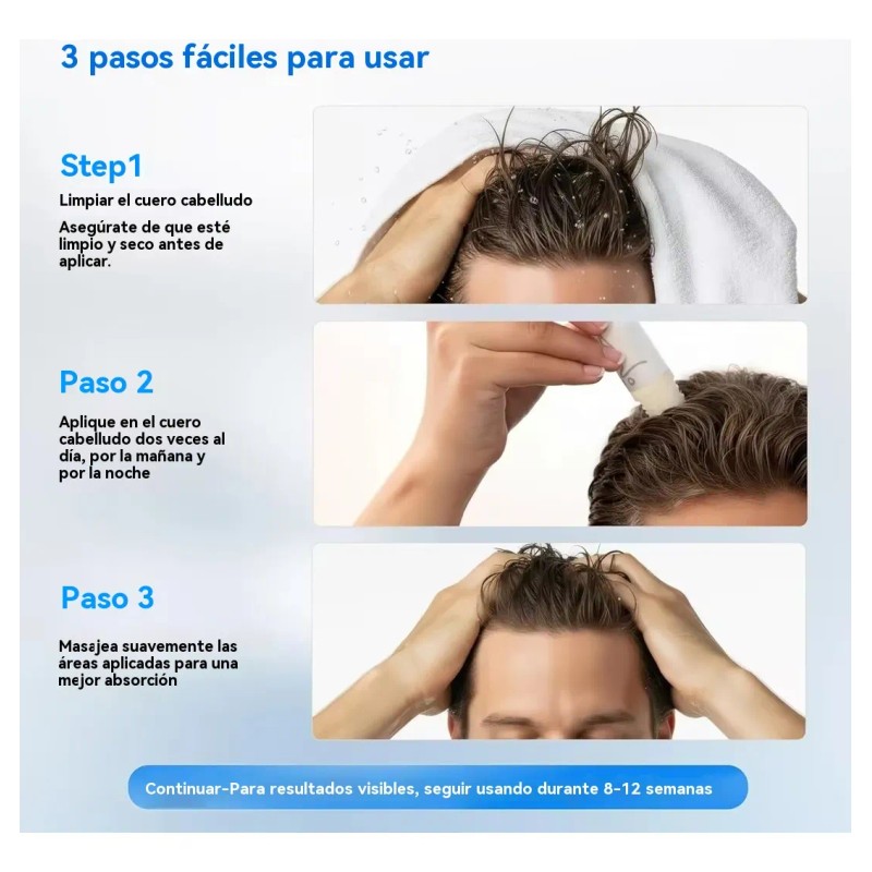 2pcs Rollo Para Crecimiento Del Cabello Ouyea Con Romero