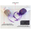Geila 12pcs Sachet Empty Bags Purple Drawstring Gauze Cotton-ramie Sacks