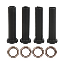 4pcs Front A Arm Long Bushing with Spacer Black Replacement for Polaris Trail Blazer 250 1993‑2005