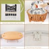 Hap Tim Wicker Picnic Basket Set for 4 with Mini