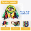 MELIFE 5PCS Alligator Clips Test Leads, 15A Test Leads Wire