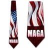 Three Rooker Republican Flag Tie Mens Patriotic Neckties USA Flag