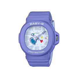 Casio BGA-10 Watch Baby Zee, Genuine Domestic Product, PLAYFUL HEARTS SERIES, purple