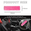 povtii 2PCS Car Seat Belt Cover Pad, Soft Auto Seatbelt