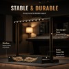 Bamboo Multi Guitar Stand, Folding Guitar Rack for Multiple Guitars,