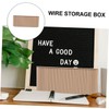 TEHAUX Cable Organizer Box Cable Box Cord Management Power Strip