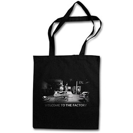Welcome to the Factory Hipster Shopping Cotton Bag New York Pop Art Andy Warhol Hipster Picture Shopping Cotton Bag