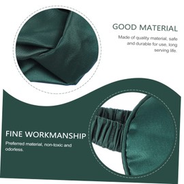 Outanaya 1set Ponytail Holder Sleep Eye Mask Hair Scrunchy Silky Blindfold for Comfortable Sleeping Includes Storage Bag for Travel and Home Use