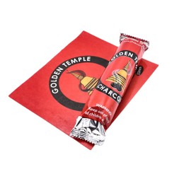 LivuX 10 Tabs Incense Charcoal 33 mm - Quick Ignition Charcoal 1 Roll of 10 Charcoal Tablets, Ideal for Burning Incense, Resins and Herbs 1202