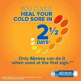 Abreva Cold Sore Med Size .07 Abreva Cold Sore Treatment Cream