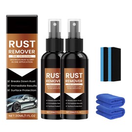 Nexa Rust Remover Spray, 2025 Upgrade Rust Remover for Metal, Multipurpose Rust Stain Remover, Heavy Duty Metal Cleaner, Rust Inhibitor Heavy Duty Rust Dissolver for Metal, Tools, Cars (2pcs)