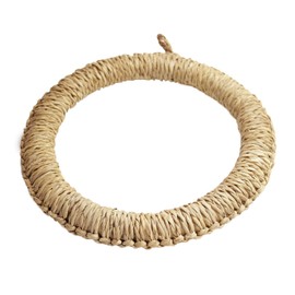 萬洋 鍋敷き ナチュラル 直径28cm ビッグサイズ 竹皮鍋敷 34008C
