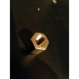 Unbranded/Generic New exhaust  tall brass nut 7/16-14 NC   5/8"  tall  Ford  1960's