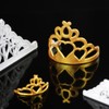 4 Pcs Crown Cookie Cutters Set Tiara Fondant Cutter Crown