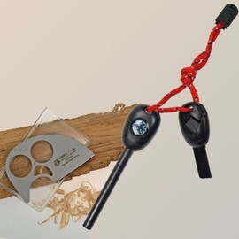 Holiday Time BARGAIN Special Offer FIRE STARTER Steel Up To 12,000 Starts Pipe Saw Compass Plus Free Cut Ghost Only As A Set