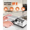 Electric Knife Sharpener for Kitchen Knives - Goodjob Automatic Professional