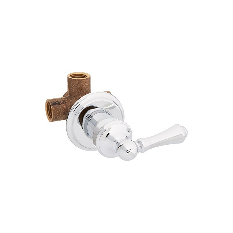 Pfister 015-38BC 4-Port Diverter Valve with Solid Metal Lever Handle,