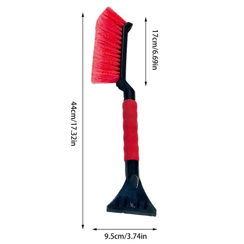 2-in-1 Car Snow Brush & Ice Scraper – 44cm Windshield