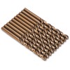 10Pcs Twist Drill Bit High Speed Steel Straight Shank Hole